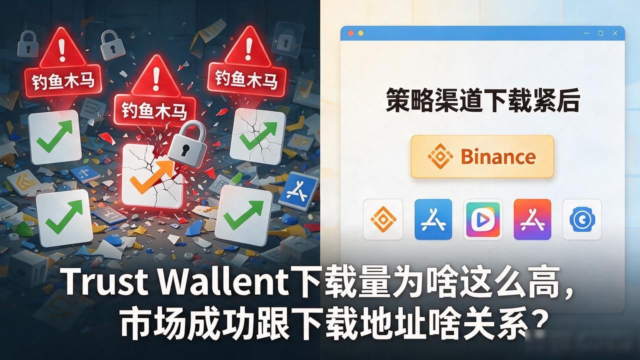 Trust Wallet下载量为啥这么高,市场成功跟下载地址啥关系