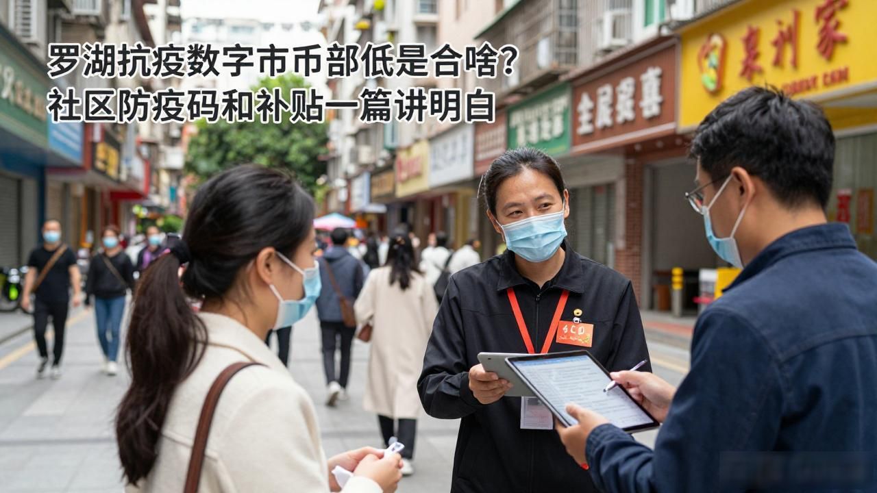 罗湖抗疫数字货币到底是啥？社区防疫码和补贴一篇讲明白