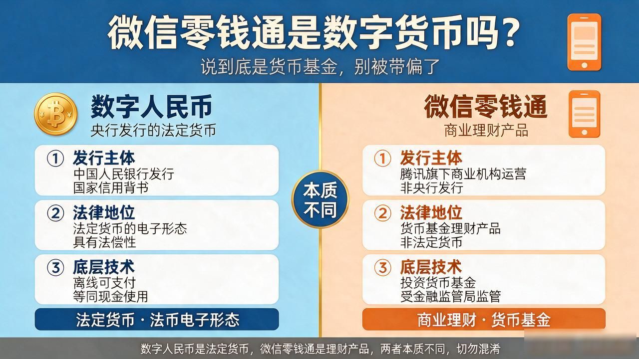 微信零钱通是数字货币吗？说到底是货币基金，别被带偏了