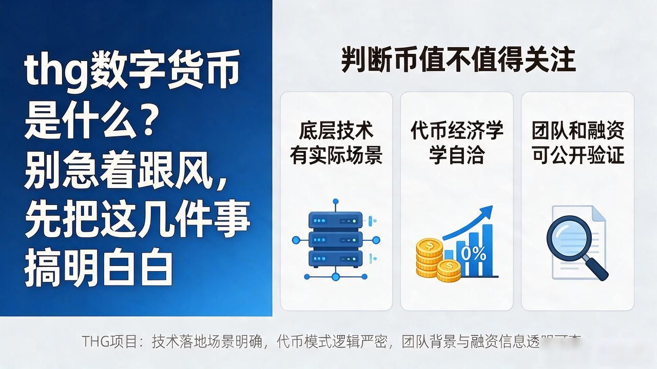 thg数字货币是什么？别急着跟风，先把这几件事搞明白
