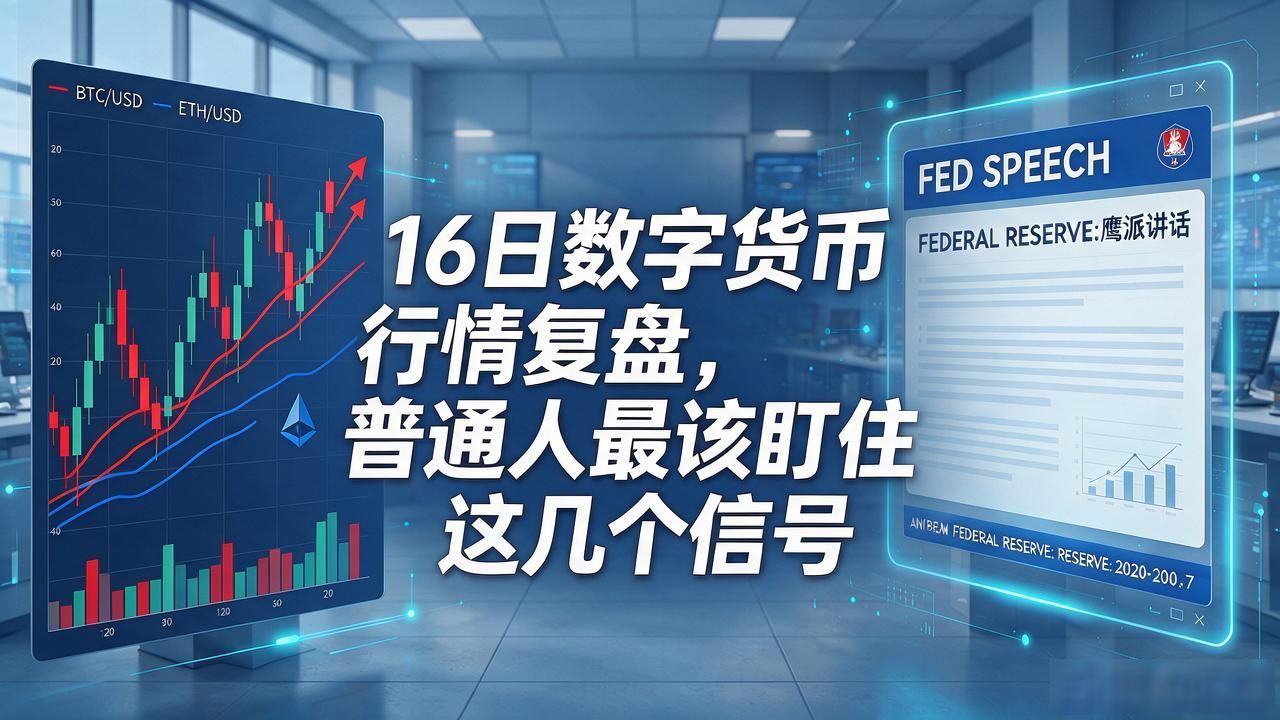 16日数字货币行情复盘，普通人最该盯住这几个信号