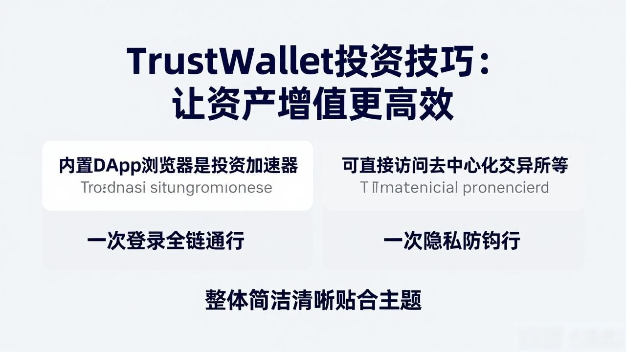 Trust Wallet投资技巧:让资产增值更高效