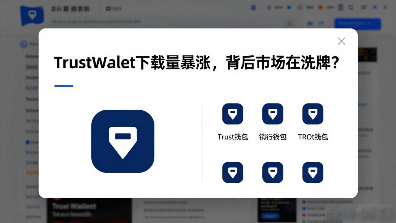 Trust Wallet下载量暴涨,背后市场在洗牌?