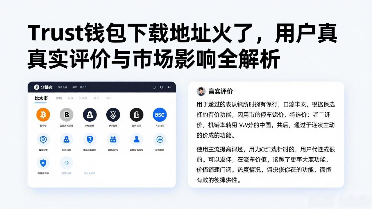 Trust钱包下载地址火了,用户真实评价与市场影响全解析