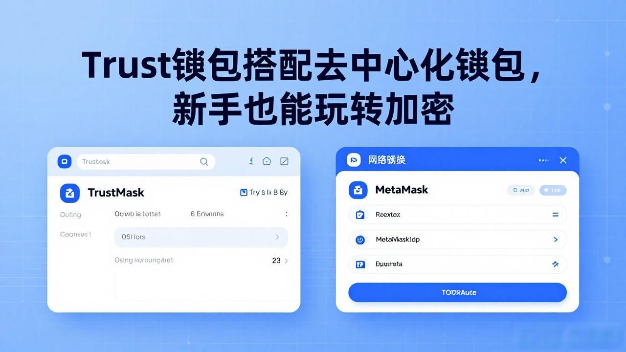 Trust钱包搭配去中心化钱包，新手也能玩转加密