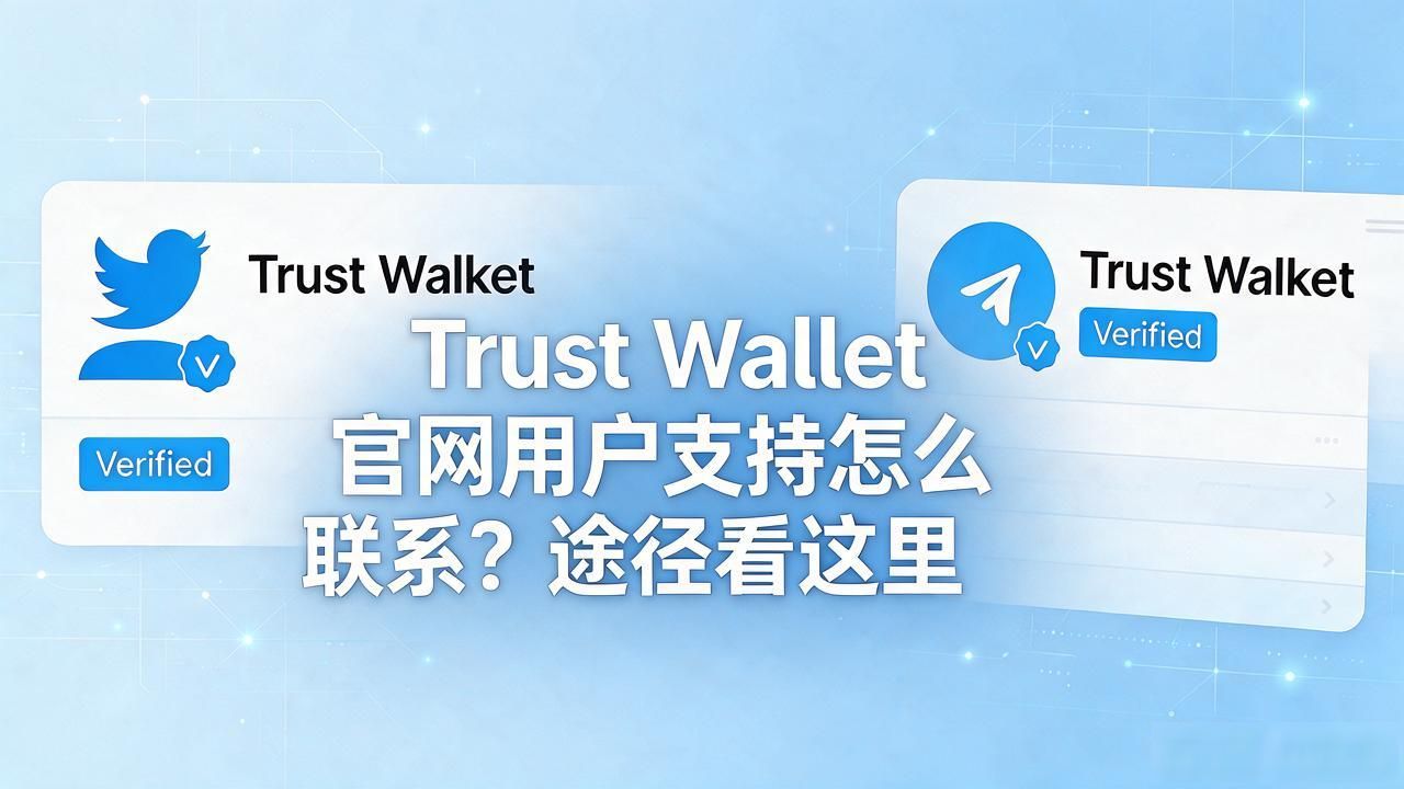 Trust Wallet 官网用户支持怎么联系？途径看这里