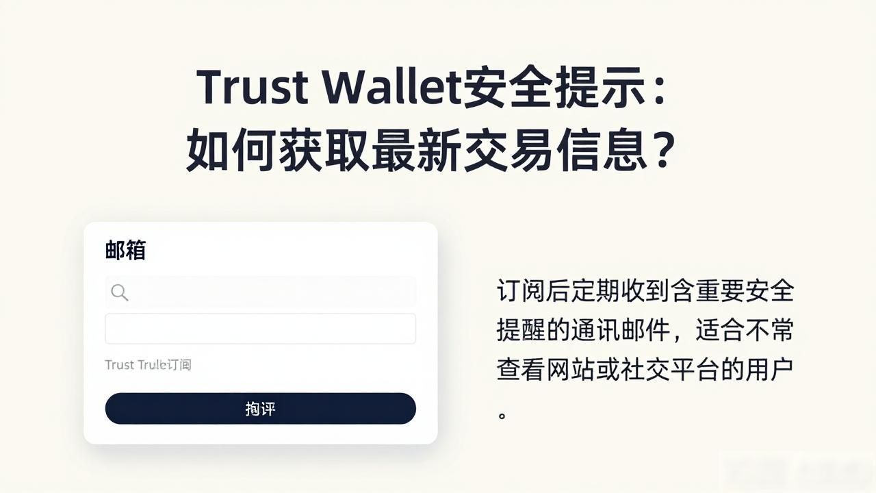 Trust Wallet安全提示:如何获取最新交易信息?