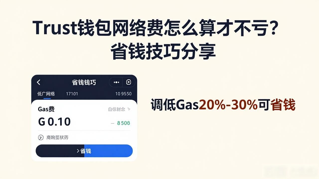 Trust钱包网络费怎么算才不亏?省钱技巧分享