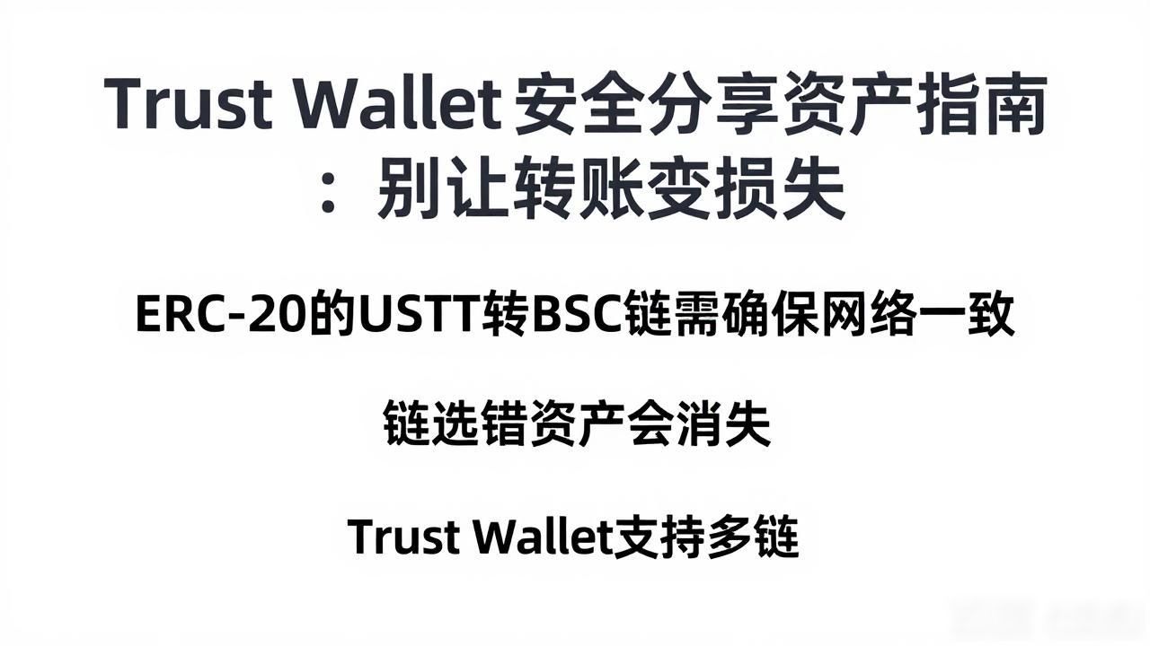 Trust Wallet 安全分享资产指南：别让转账变损失