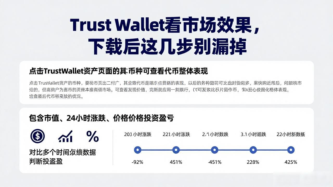 Trust Wallet看市场效果,下载后这几步别漏掉