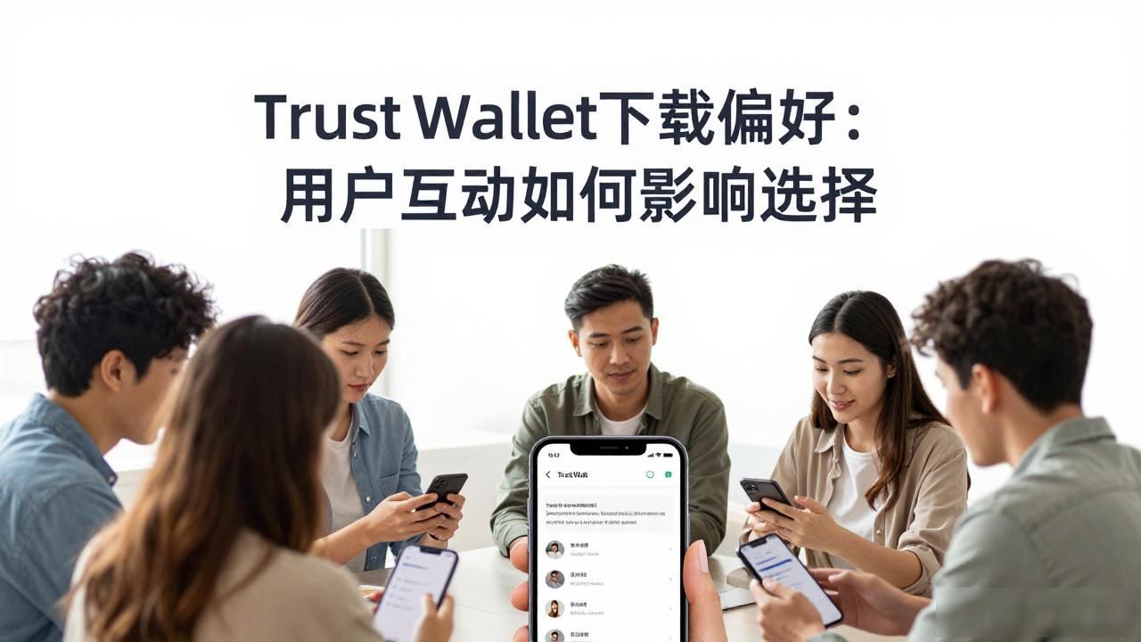 User engagement driving preference in Trust Wallet downloading Trust Wallet下载偏好：用户互动如何影响选择