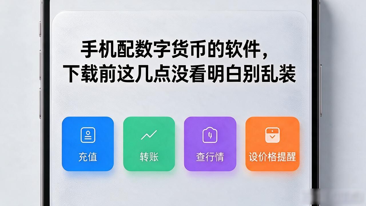 手机配数字货币的软件，下载前这几点没看明白别乱装